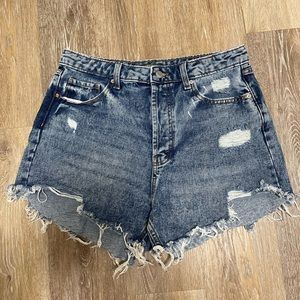 High waisted Jean Shorts